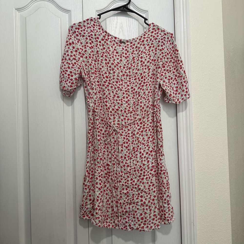 Billabong Last Dance Floral Vneck Mini Dress - Picture 9 of 9